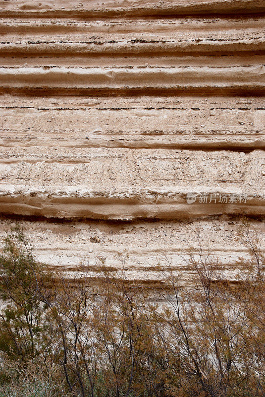 Ein Avdat国家公园的峡谷壁